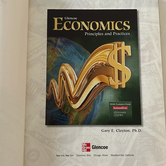 Glencoe Economics Principles and Practices Textbook Hardcover - Picture 4 of 6